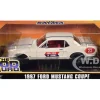 1967 Ford Mustang Coupe #23 "Thrill Circus By Karnes" White 1/18 Diecast Model Car by Greenlight