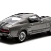 1967 Ford Mustang Custom Eleanor Gray Metallic Black Stripes Gone in 60 Seconds 2000 Movie 1/43 Diecast Model Car Greenlight 86411