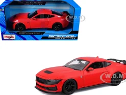 2024 Ford Mustang Dark Horse Red "Special Edition" Series 1/24 Diecast Model Car by Maisto