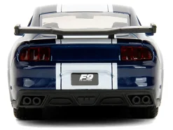 2016 Ford Mustang GT Dark Blue Metallic with White Stripe