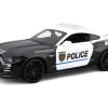 2015 Ford Mustang GT 5.0 "Police" Black and White "Authority" Series 1/24 Diecast Model Car by Maisto