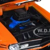 1970 Ford Mustang Mach 1 428 Twister Special Orange with Black Stripes Special Edition 1/18 Diecast Model Car Maisto 31453or