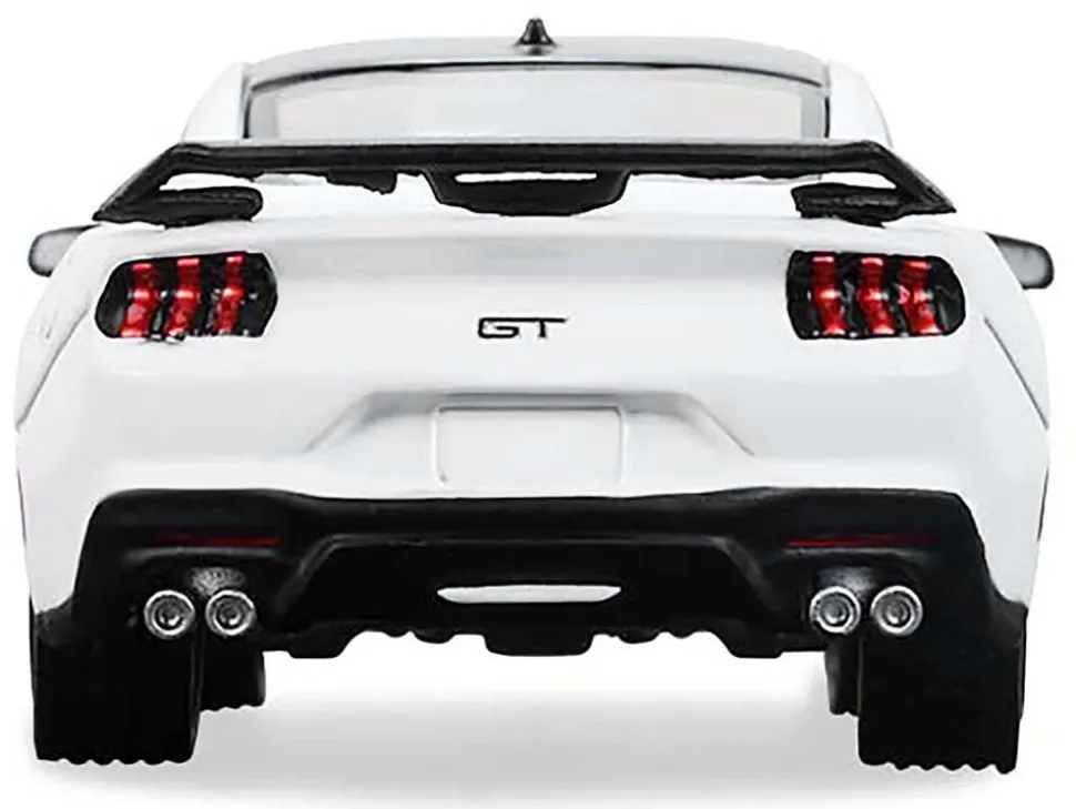 2024 Ford Mustang Oxford White with Black Top "GreenLight Muscle" Series 30 1/64 Diecast Model Car by Greenlight