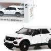 2022 Ford Police Interceptor Utility White Hot Pursuit Hobby Exclusive Series 1/64 Diecast Model Car Greenlight 43004
