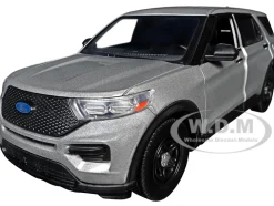 2022 Ford Police Interceptor Utility Unmarked Silver Metallic 