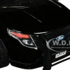 2015 Ford Police Interceptor Utility Black and White Los Angeles Police Department LAPD with Flashing Light Bar and Front and Rear Lights and Sounds 1/24 Diecast Model Car Motormax 79540