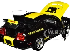 2008 Ford Shelby Mustang #08 Terlingua Black Yellow Shelby Collectibles Legend Series 1/18 Diecast Model Car Shelby Collectibles SC296