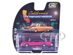1975 Ford Thunderbird Lowrider Pink Metallic with Purple Top and Graphics with Purple Interior