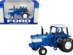 Ford TW-35 Tractor 2WD Duals Blue White Top 1/64 Diecast Model SpecCast ZJD1898