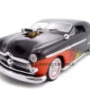 1949 Ford With 460 Engine Blower Black 1/24 Diecast Car Model Unique Replicas 18590