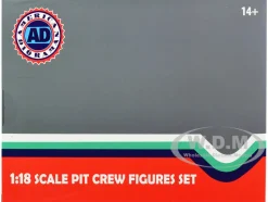 Formula One F1 Pit Crew 7 Figure Set Team Red Release III for 1/18 Scale Models American Diorama 76556