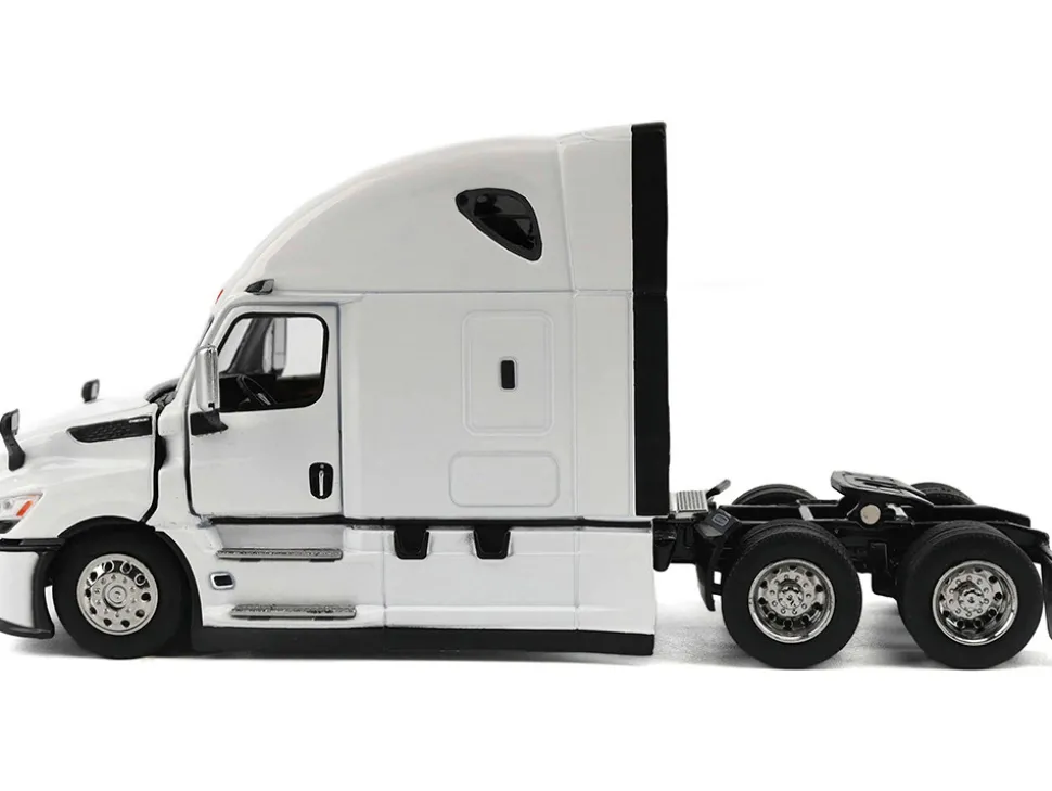 2025 Freightliner Cascadia Gen-5 Sleeper Cab Truck Tractor Winter White "Transport Series" 1/64 Diecast Model by Diecast Masters