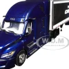 Freightliner Fifth Generation Cascadia Raised Roof Sleeper & 53' Utility Trailer with Skirts Midnight Blue 1/64 Diecast Model by DCP/First Gear