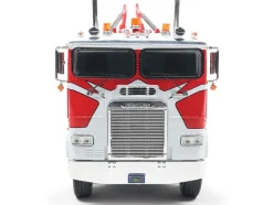 1987 Freightliner FLA Tow Truck Red and White 1/43 Diecast Model by IXO Models