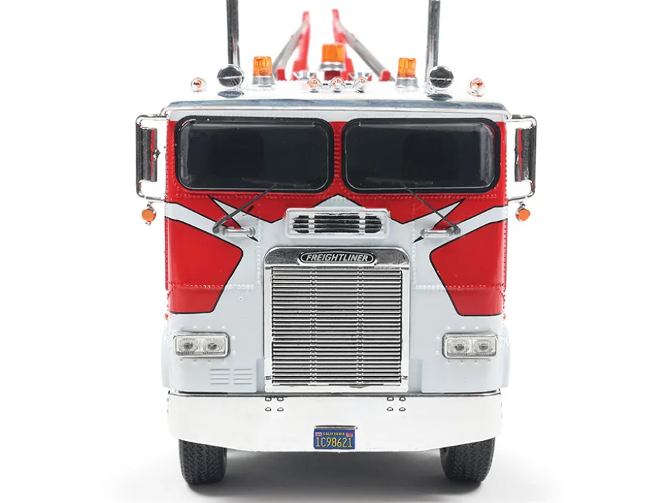 1987 Freightliner FLA Tow Truck Red and White 1/43 Diecast Model by IXO Models