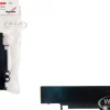 48ft Moving Van Trailer Black 1/87 (HO) Plastic Model by Promotex