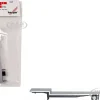 48ft Spread-Axle Drop Deck Trailer with Chrome Wheels and Silver Top 1/87 (HO) Plastic Model by Promotex