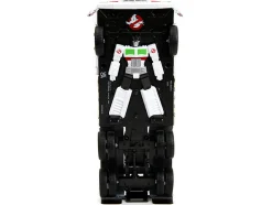 G1 Autobot Optimus Prime Truck White with Robot on Chassis from Transformers TV Series Ghostbusters 1984 Movie Crossover Hollywood Rides Series 1/24 Diecast Model Jada 35572