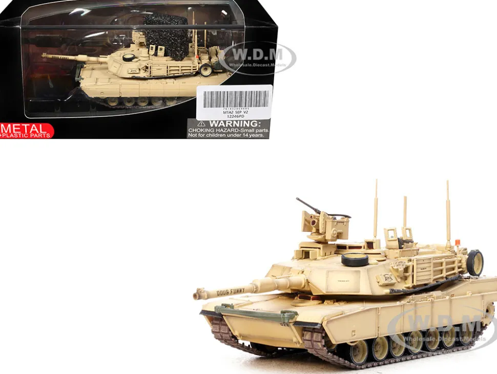 General Dynamics M1A2 SEP V2 Abrams Tank "2nd Battalion, 7th Infantry Regiment, 1st Armored Brigade Combat Team, 3rd Infantry Division" United States Army 1/72 Diecast Model by Panzerkampf