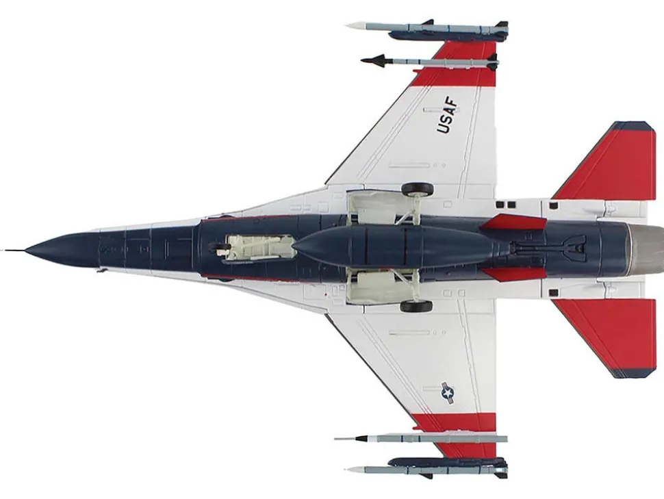 General Dynamics X-62A VISTA Aircraft with Missiles "86-0048, USAF Test Pilot School, Edwards Air Force Base" (2024) United States Air Force "Air Power Series" 1/72 Diecast Model by Hobby Master