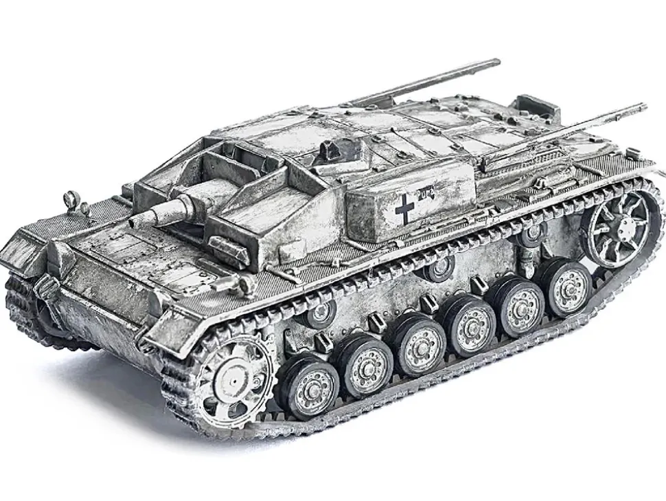 Germany StuG. III Ausf.E Tank Winter Camouflage "StuG.Abt. 202, Russia" (1942) "NEO Dragon Armor" Series 1/72 Plastic Model by Dragon Models