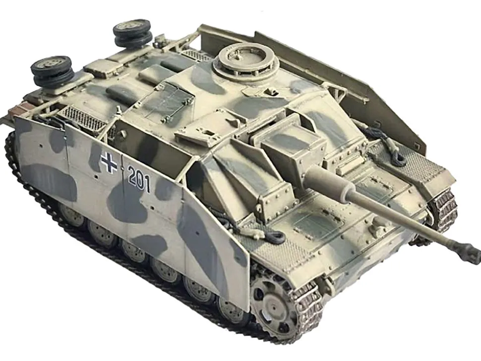 Germany StuG.III Ausf.G Early Production Tank with Schurzen #201 "StuG Brigade 242, Italy" (1943) "NEO Dragon Armor" Series 1/72 Plastic Model by Dragon Models