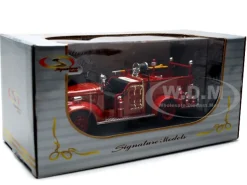 1941 GMC Fire Engine Truck Red 1/32 Diecast Model Car Signature Models 32348