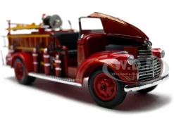 1941 GMC Fire Engine Truck Red 1/32 Diecast Model Car Signature Models 32348