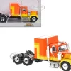 1980 GMC General Truck Tractor Orange and Yellow 1/87 HO Scale Model Car Brekina BRE85778