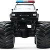 1990 GMC S-15 Monster Truck "Texas Department of Public Safety" Black and White "Kings of Crunch - Hot Pursuit" Special Edition 1/64 Diecast Model Car by Greenlight