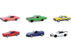 GreenLight Muscle Series 30 Set of 6 pieces 1/64 Diecast Model Cars by Greenlight