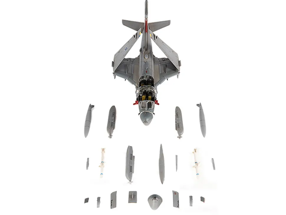 Grumman EA-6B Prowler Attack Aircraft "VAQ-136 Gauntlets, USS George Washington" (2012) United States Navy 1/72 Diecast Model by JC Wings