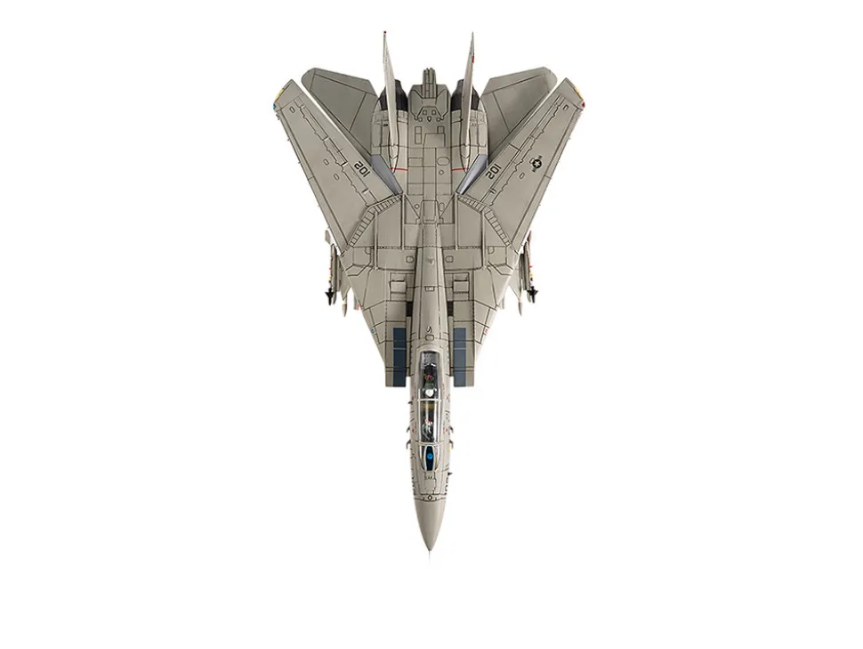 Grumman F-14A Tomcat Fighter Aircraft "VF-41 Black Aces, USS Nimitz, Gulf of Sidra" (1981) United States Navy 1/72 Diecast Model by JC Wings
