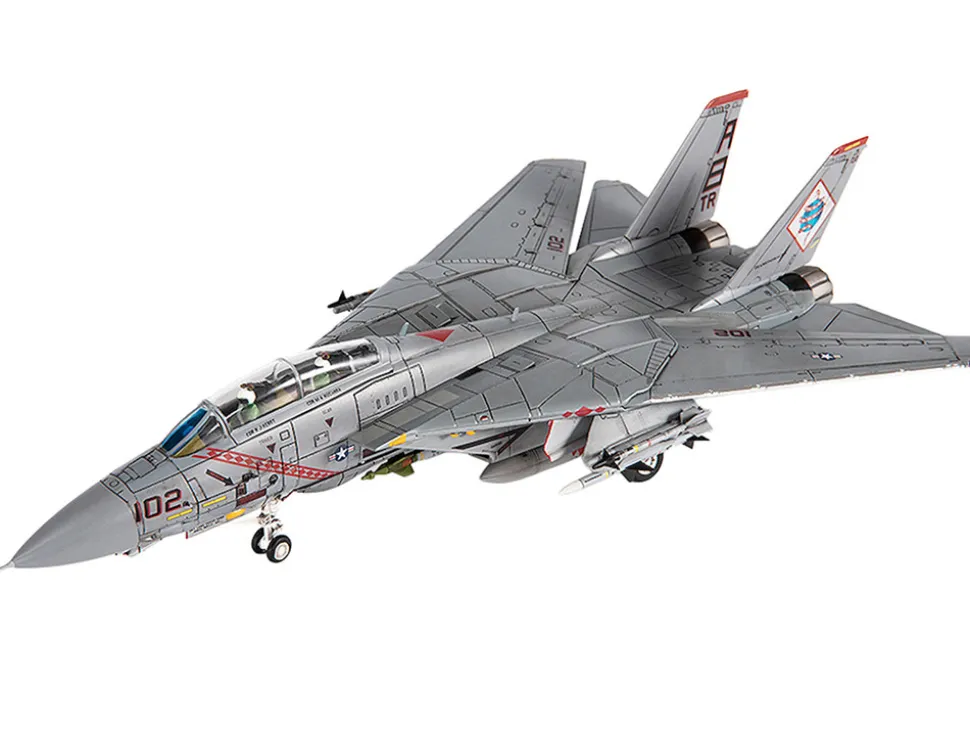 Grumman F-14B Tomcat Fighter Aircraft "VF-102 Diamondbacks, Operation Enduring Freedom" (2001) United States Navy 1/72 Diecast Model by JC Wings