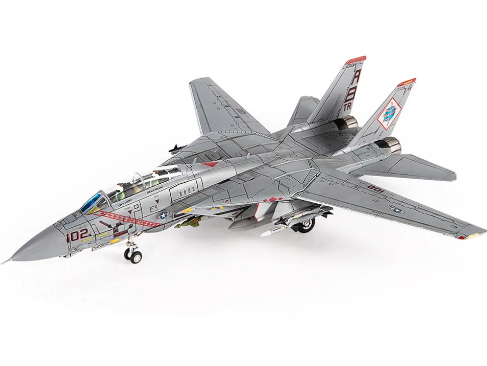 Grumman F-14B Tomcat Fighter Aircraft "VF-102 Diamondbacks, Operation Enduring Freedom" (2001) United States Navy 1/72 Diecast Model by JC Wings