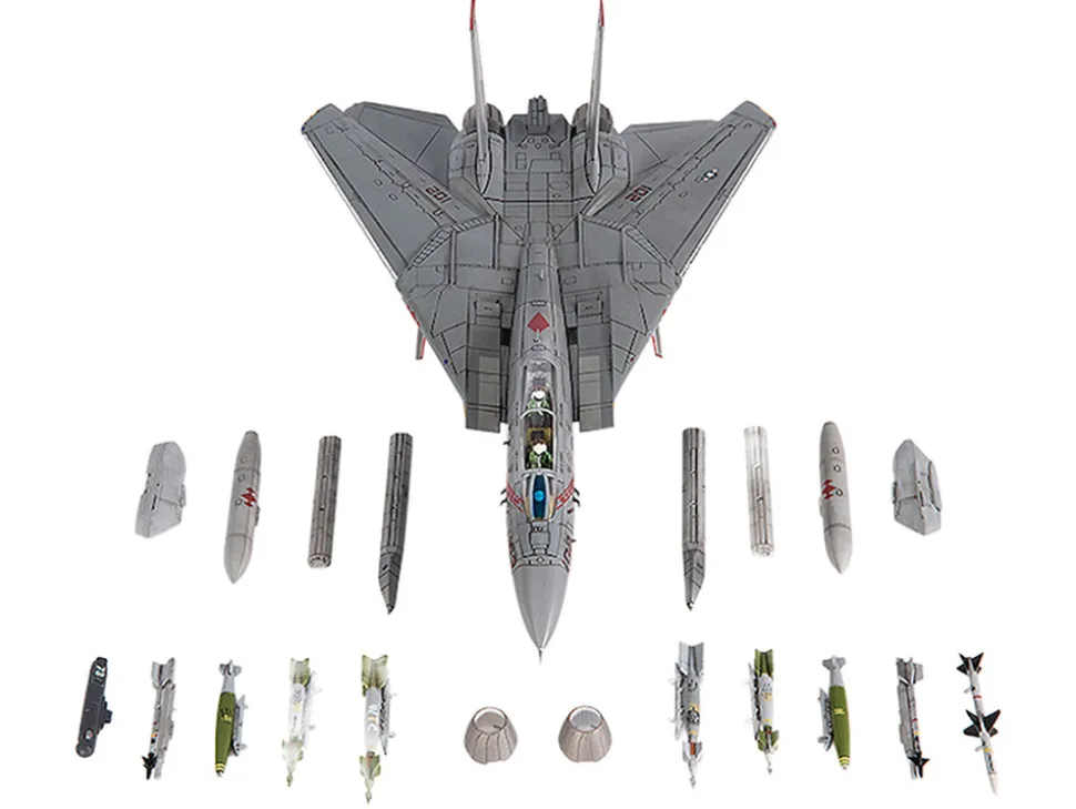 Grumman F-14B Tomcat Fighter Aircraft "VF-102 Diamondbacks, Operation Enduring Freedom" (2001) United States Navy 1/72 Diecast Model by JC Wings