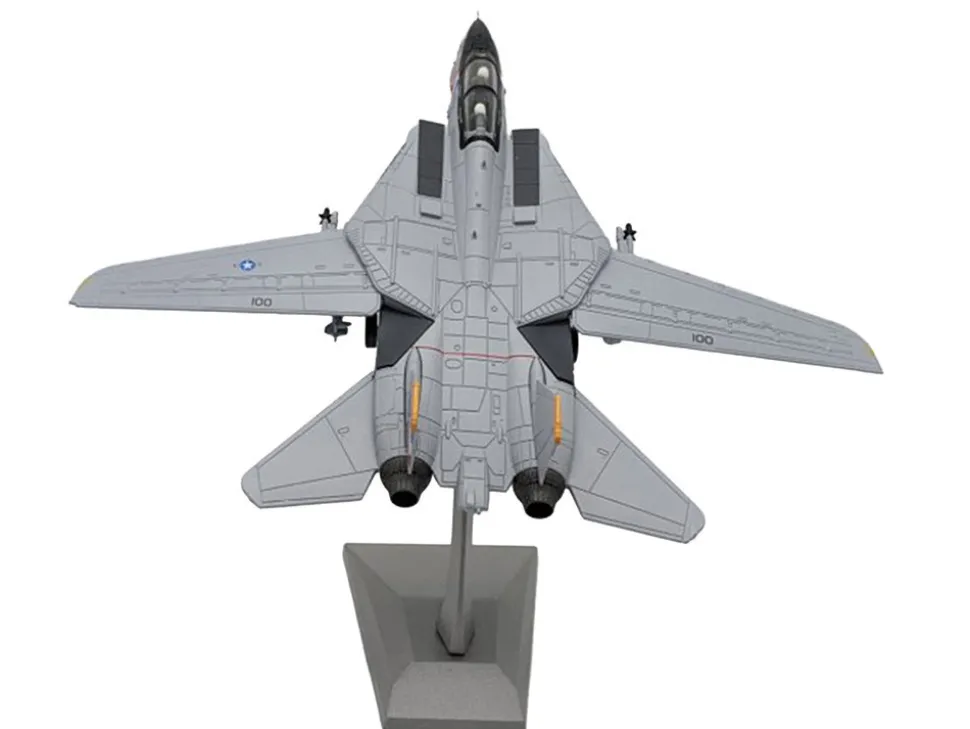 Grumman F-14D Tomcat Aircraft "VF-2, Bounty Hunters, USS Constellation" (1990s) United States Navy 1/100 Diecast Model Airplane