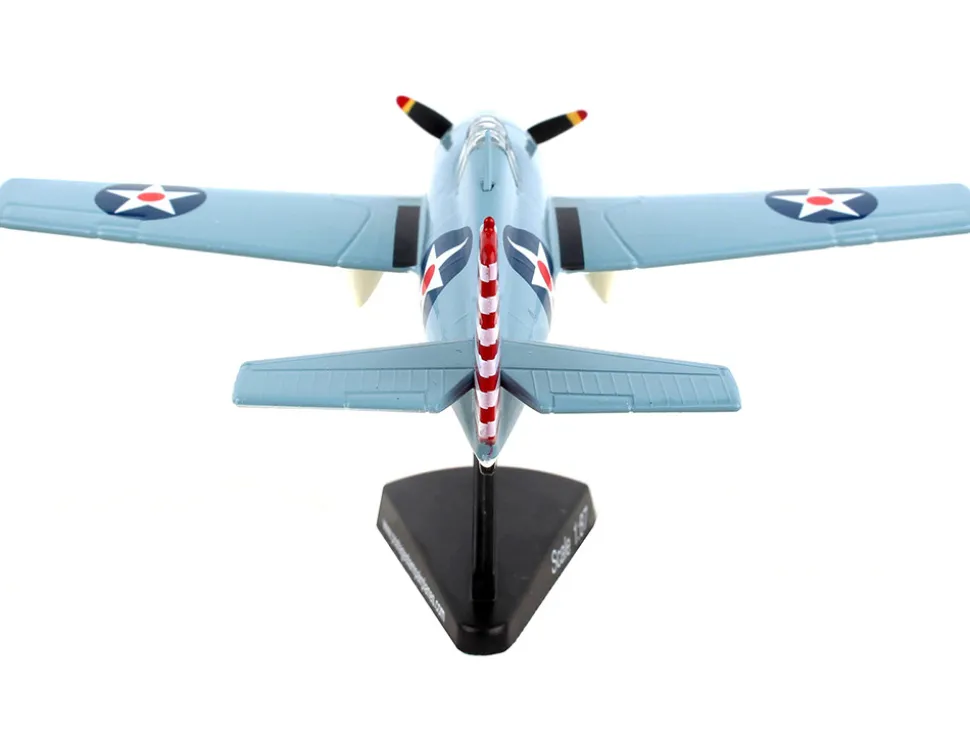 Grumman F4F Wildcat Aircraft United States Navy 1/87 HO Diecast Model Airplane Postage Stamp PS5351-2