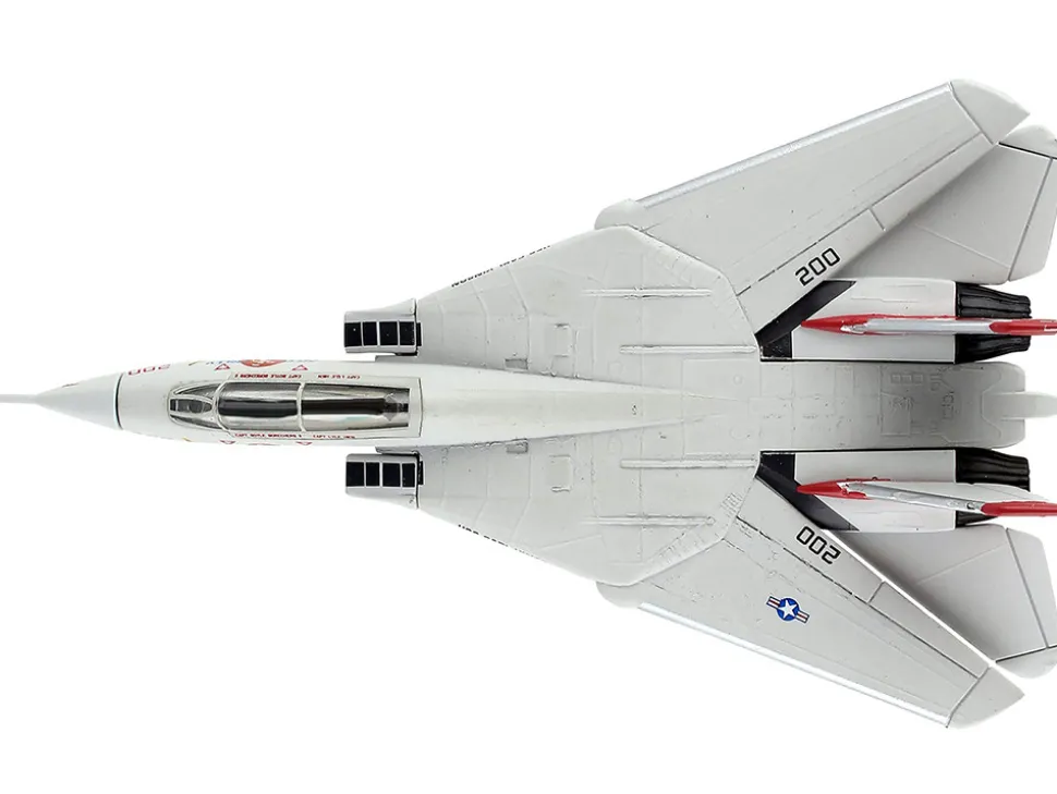 Grumman F 14 Tomcat Fighter Aircraft VF 111 Sundowners Miss Molly United States Navy 1/160 Diecast Model Airplane Postage Stamp PS5383-4