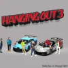 Hanging Out #3 6 piece Diecast Figure Set (6 Figures) Limited Edition for 1/64 Scale Models by American Diorama