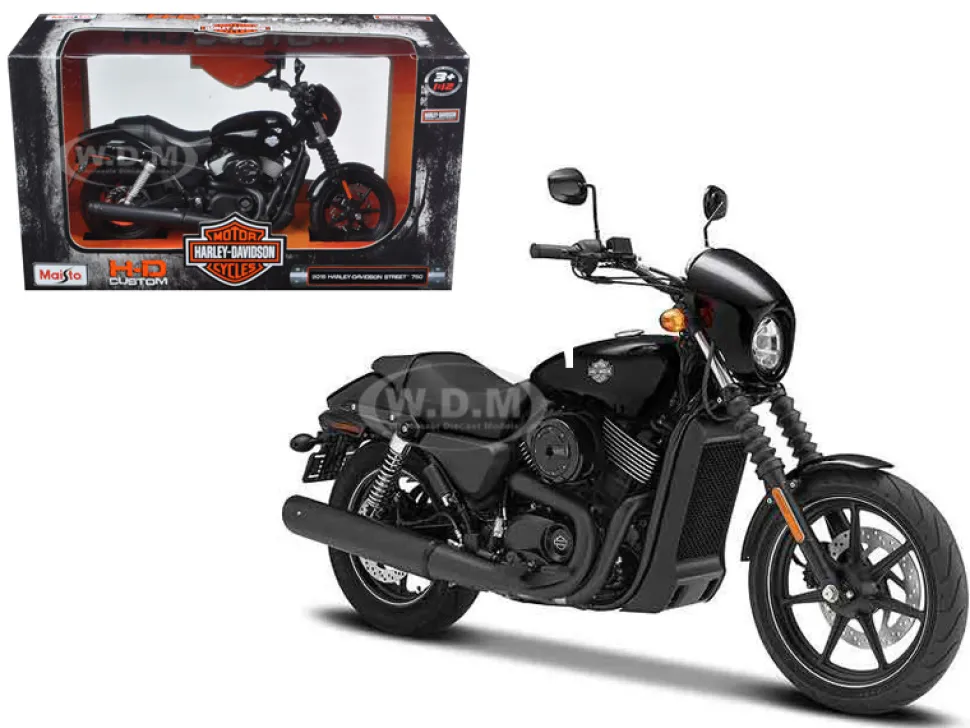 2015 Harley Davidson Street 750 Motorcycle Model 1/12 Maisto 32333