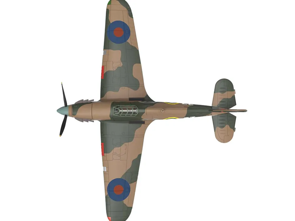 Hawker Hurricane Mk.IIB Aircraft "No. 134 Squadron, 151 Wing, Vaenga, USSR" (1941) British Royal Air Force "Planes of World War II" Series 1/72 Diecast Model Airplane by Luppa