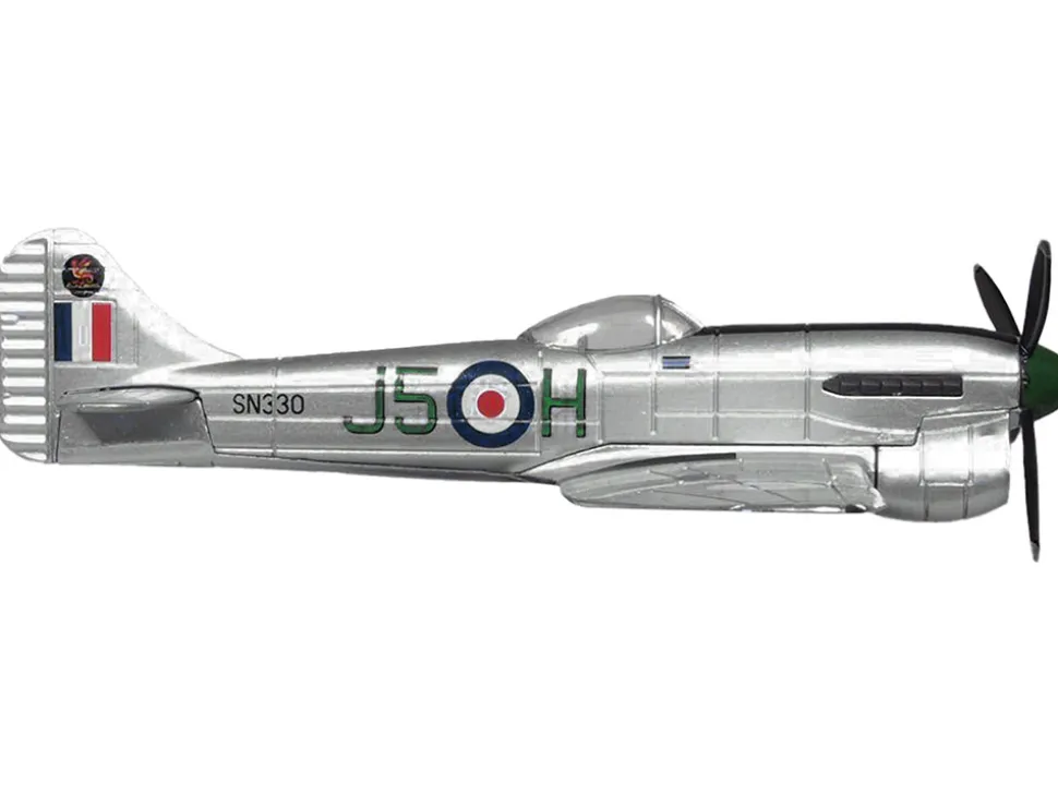 Hawker Tempest MK V Fighter Plane SN330 No 3 Squadron RAF Wunstorf Germany 1946 Oxford Aviation Series 1/72 Diecast Model Airplane Oxford Diecast AC103