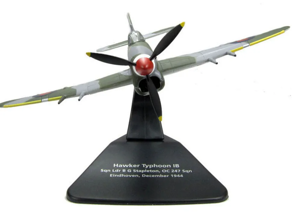 Hawker Typhoon Mk.IB Fighter-Bomber Aircraft "MP126, No.247 Squadron, Gerald Stapleton, RAF Eindhoven, Holland" (1944) Royal Air Force "Oxford Aviation" Series 1/72 Diecast Model Airplane by Oxford Diecast