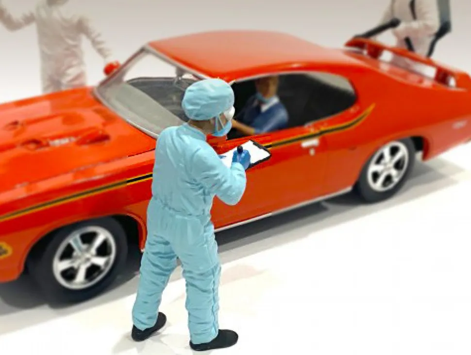 Hazmat Crew 6 piece Figurine Set 1/18 Scale Models American Diorama 76267 76268 76269 76270 76271 76272