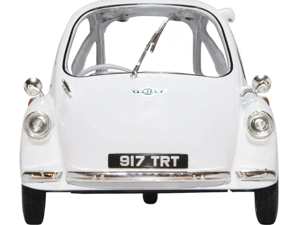 Heinkel Trojan Bubble Car RHD Right Hand Drive Grecian White 1/18 Diecast Model Car Oxford Diecast 18HE004