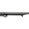 High Boy Spread Axle Flatbed Trailer Black 1/87 (HO) Plastic Model Car by HO Logistics