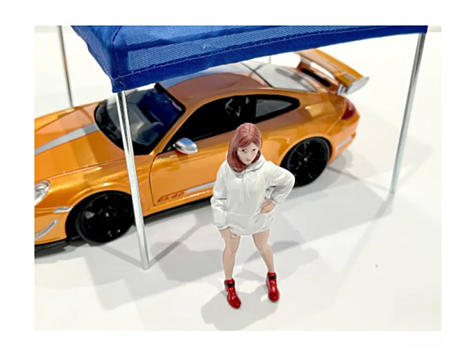 Hip Hop Girls 4 Piece Figure Set for 1/18 Scale Models American Diorama 18101-18102-18103-18104