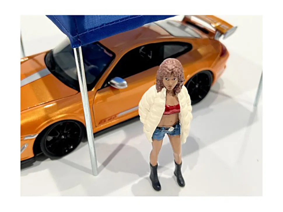 Hip Hop Girls 4 Piece Figure Set for 1/18 Scale Models American Diorama 18101-18102-18103-18104