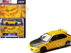 Honda Civic (EK9) RHD (Right Hand Drive) Yellow with Carbon Hood